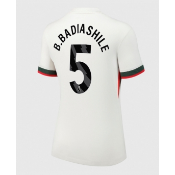 Billige Fotballdrakt Chelsea Benoit Badiashile #5 Replika Bortedrakt Dame 2025-26 Kortermet